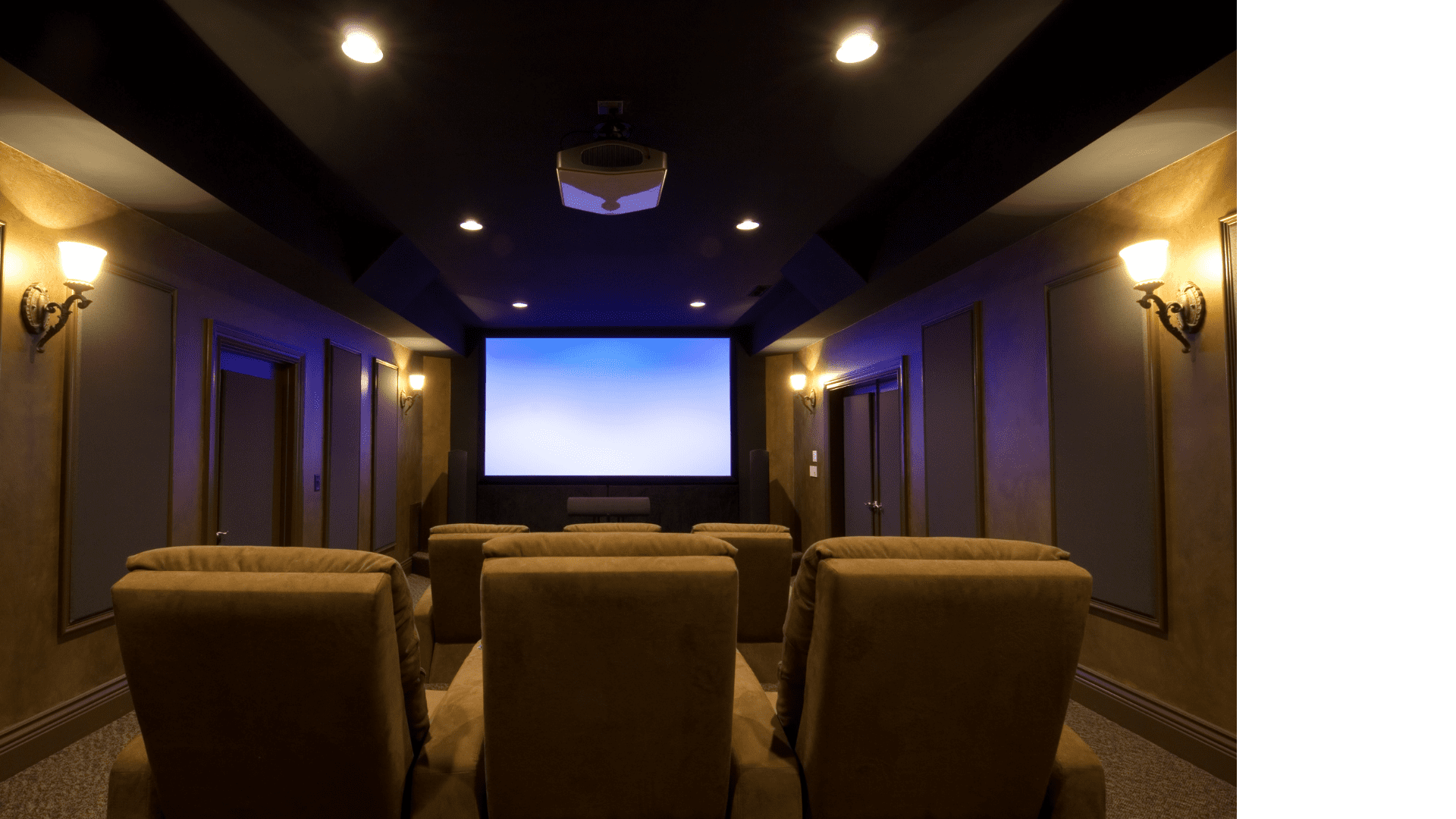 Home theatre basement Durham Region
