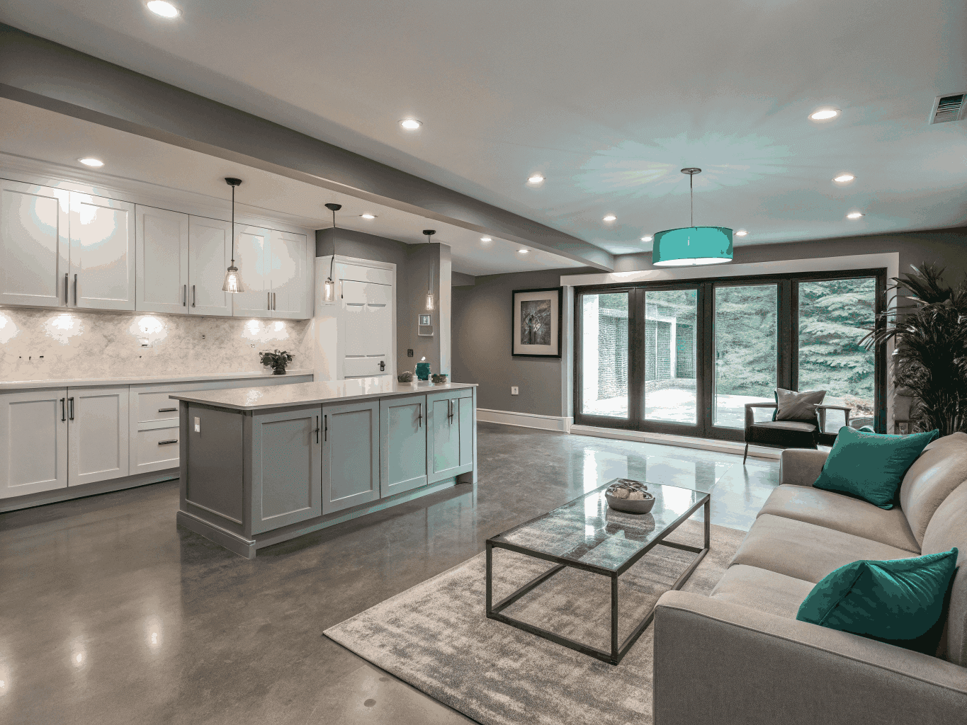 Cornerstone Construction finished legal basement suite