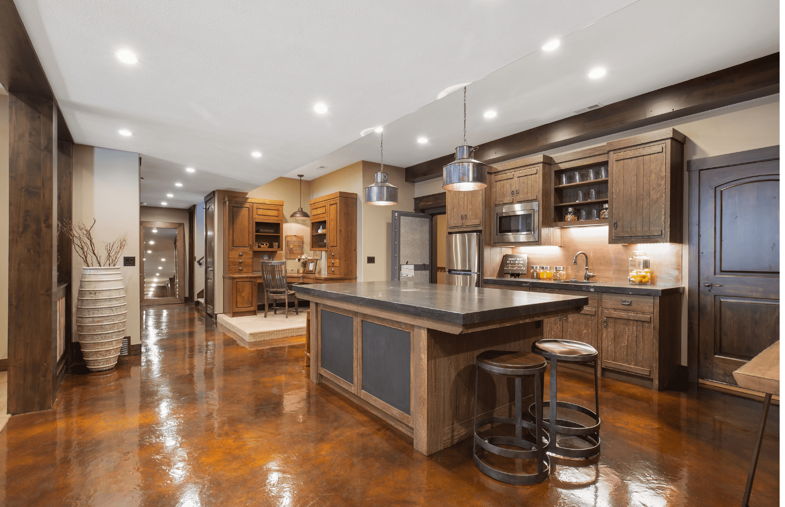 Custom wet bar wine room basement Durham Region