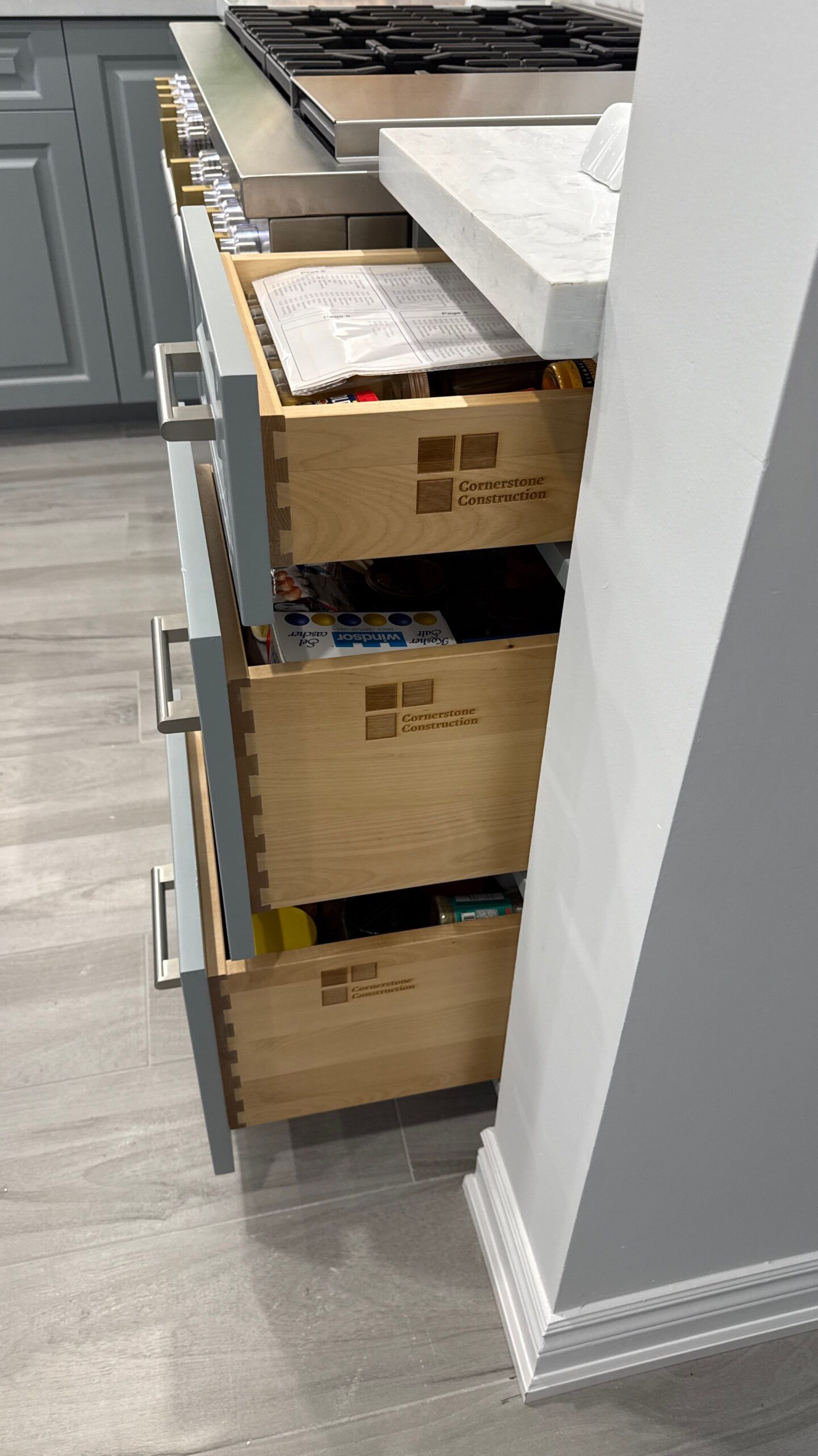 Finished kitchen detail, view 26