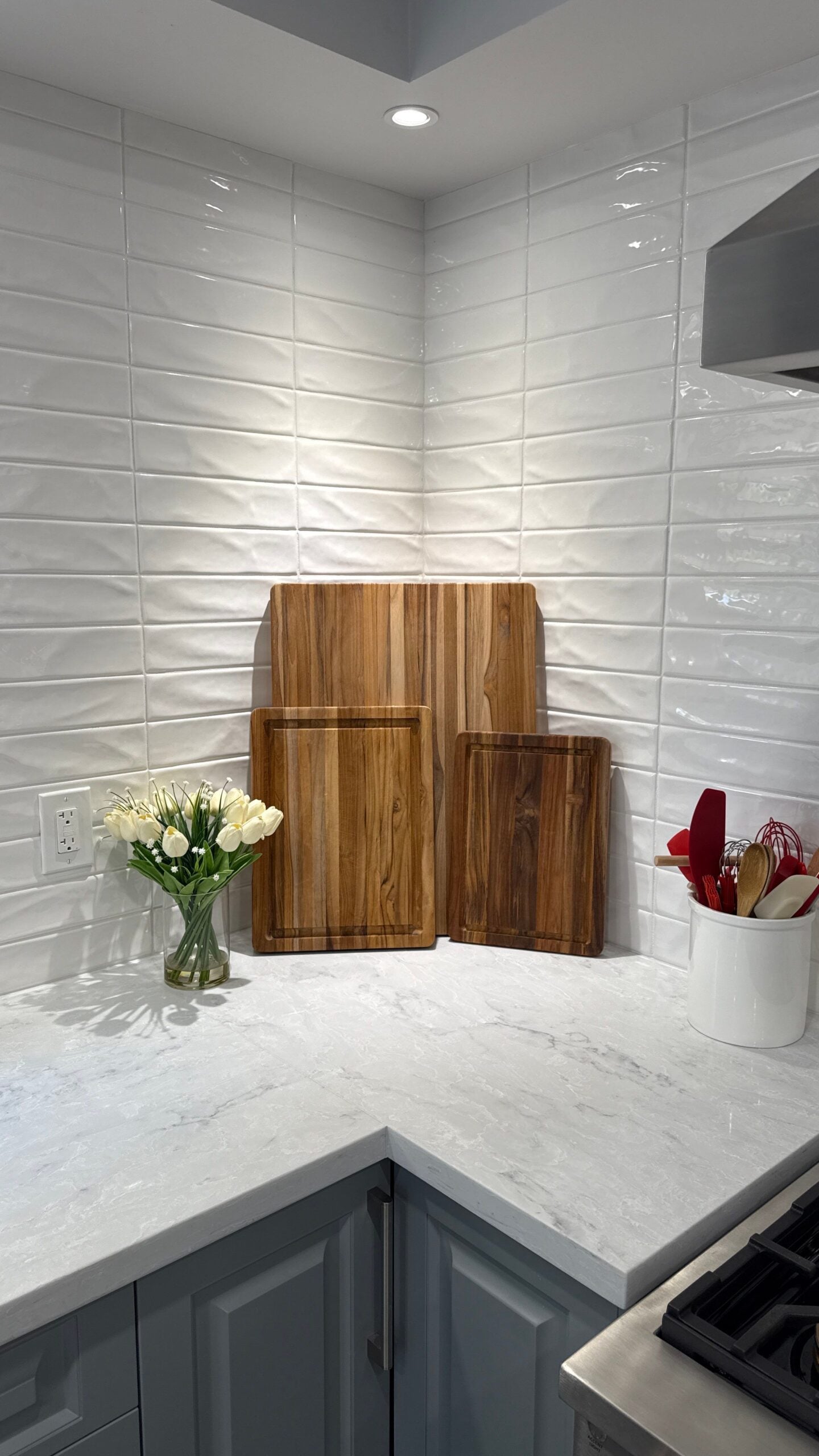 Kitchen backsplash update, Durham Region