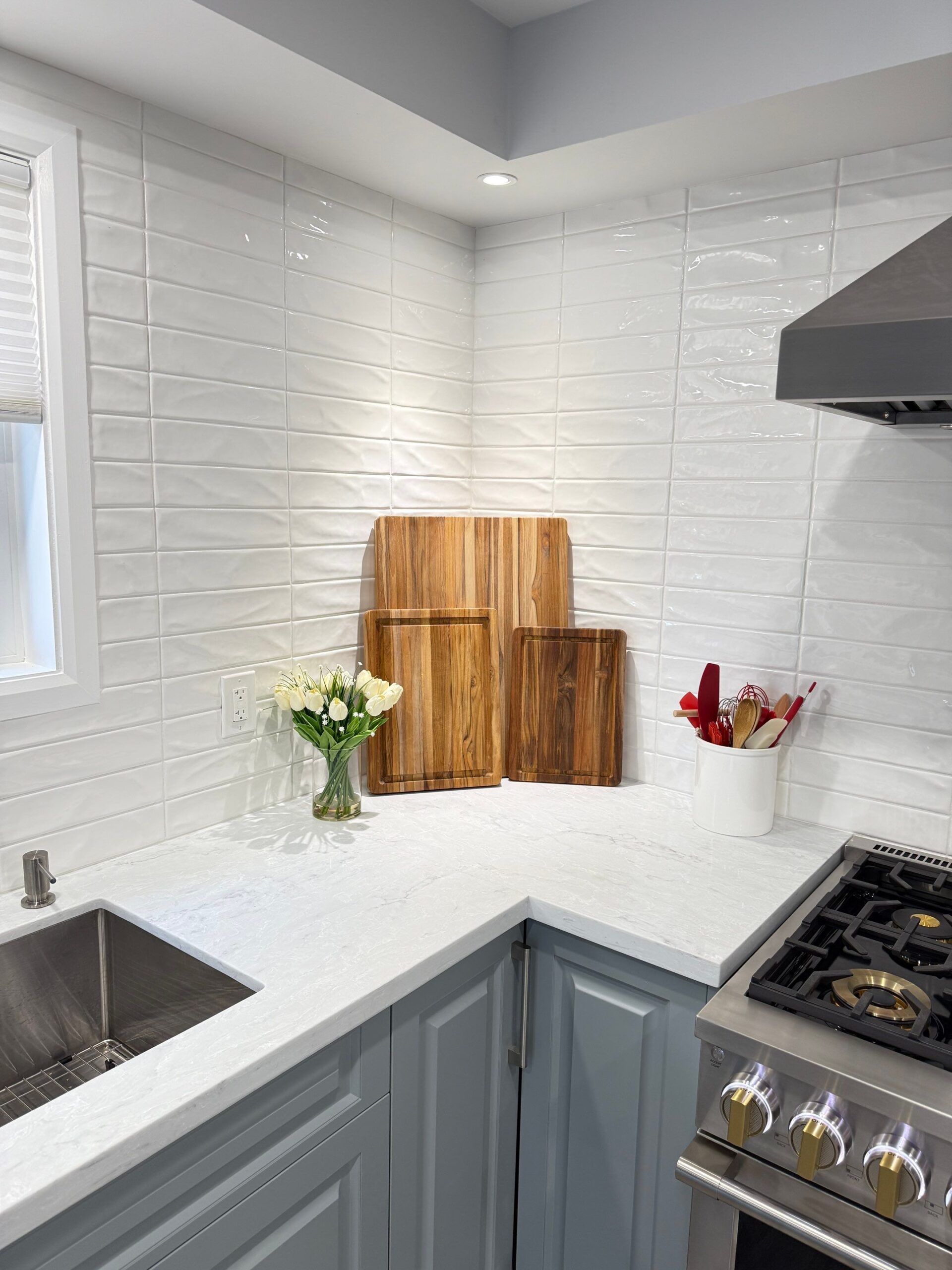 Finished kitchen detail, view 24