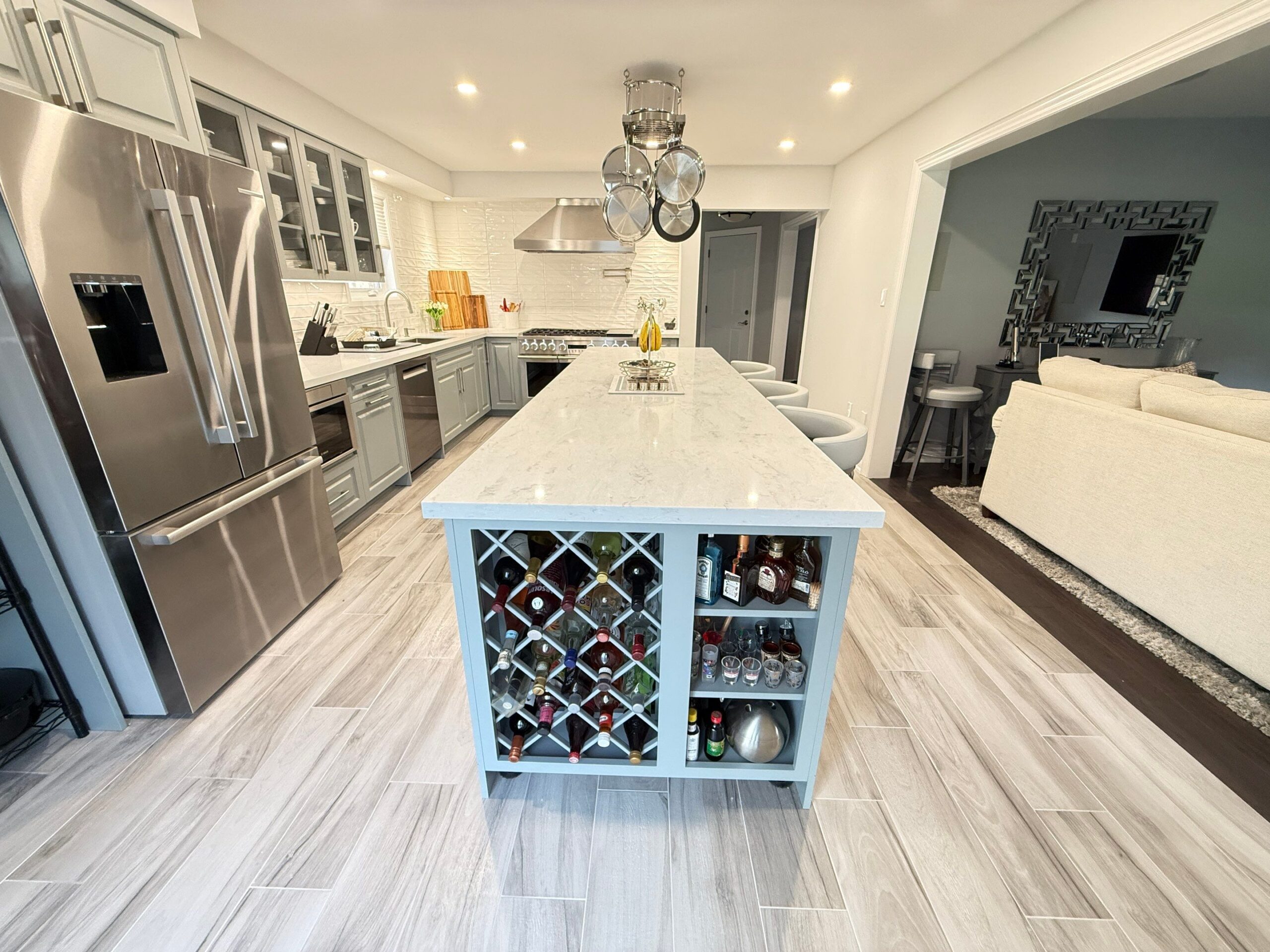 Finished kitchen detail, view 22