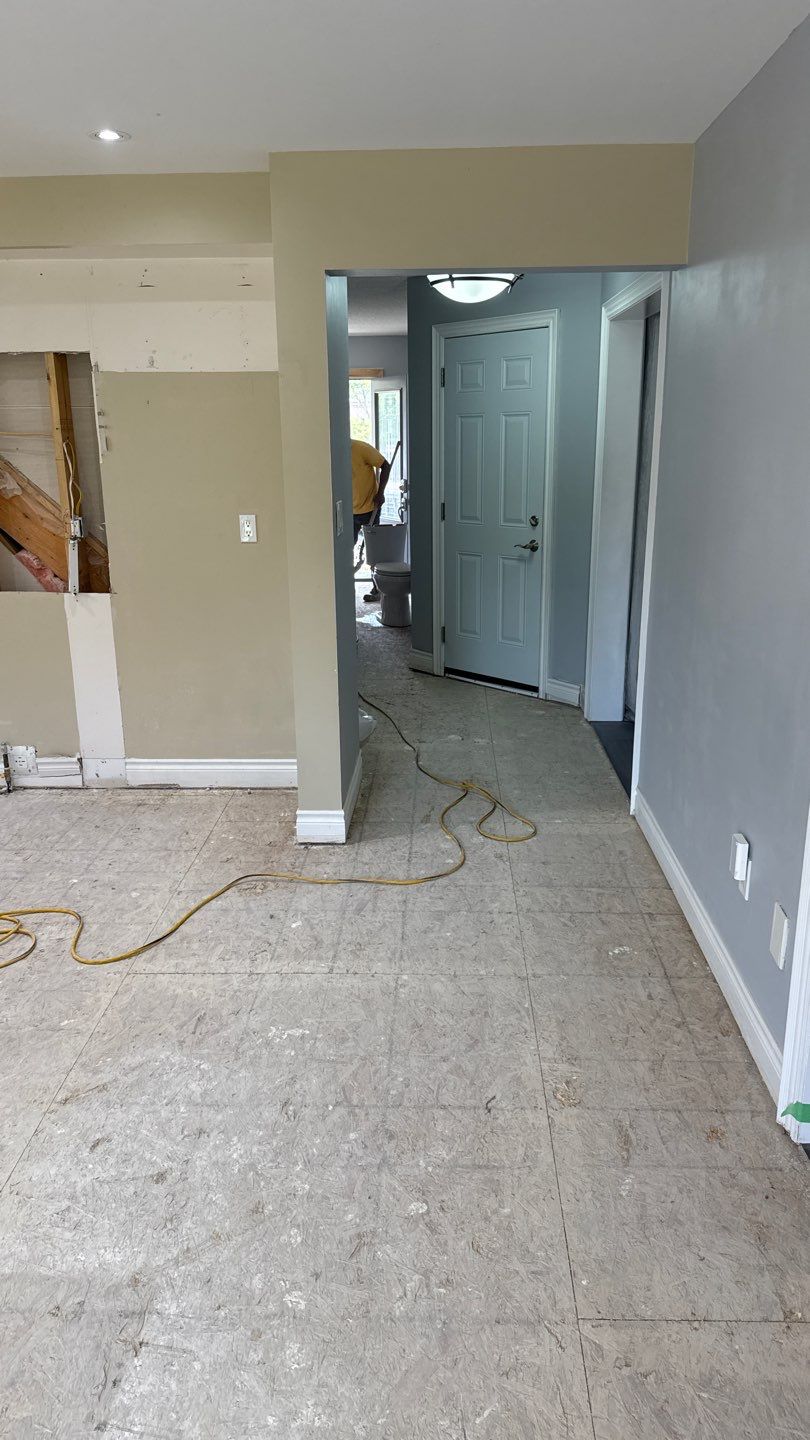 Construction progress, view 10