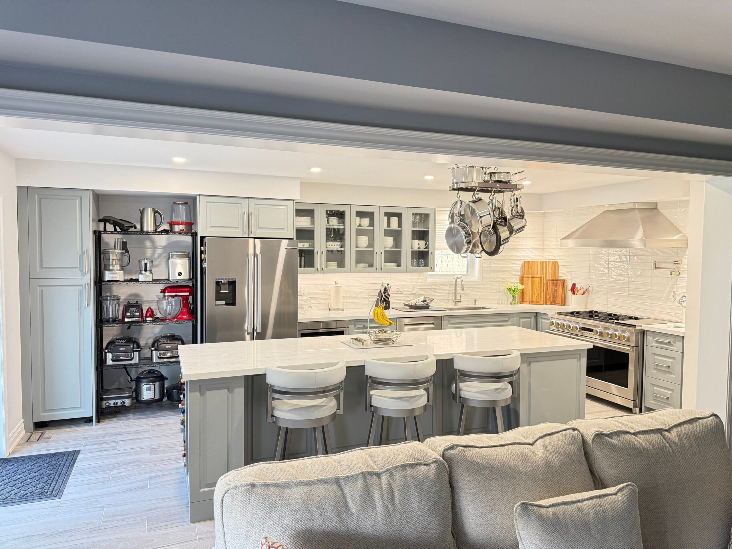 Finished kitchen detail, view 21