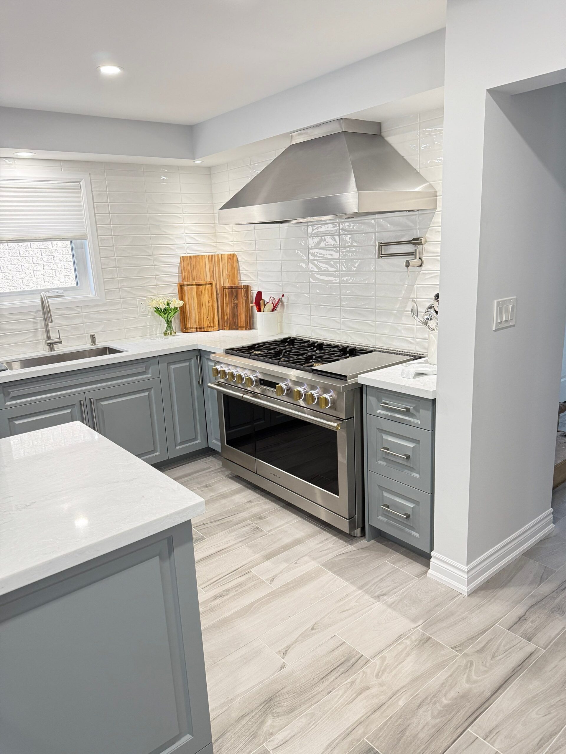 Finished kitchen detail, view 19