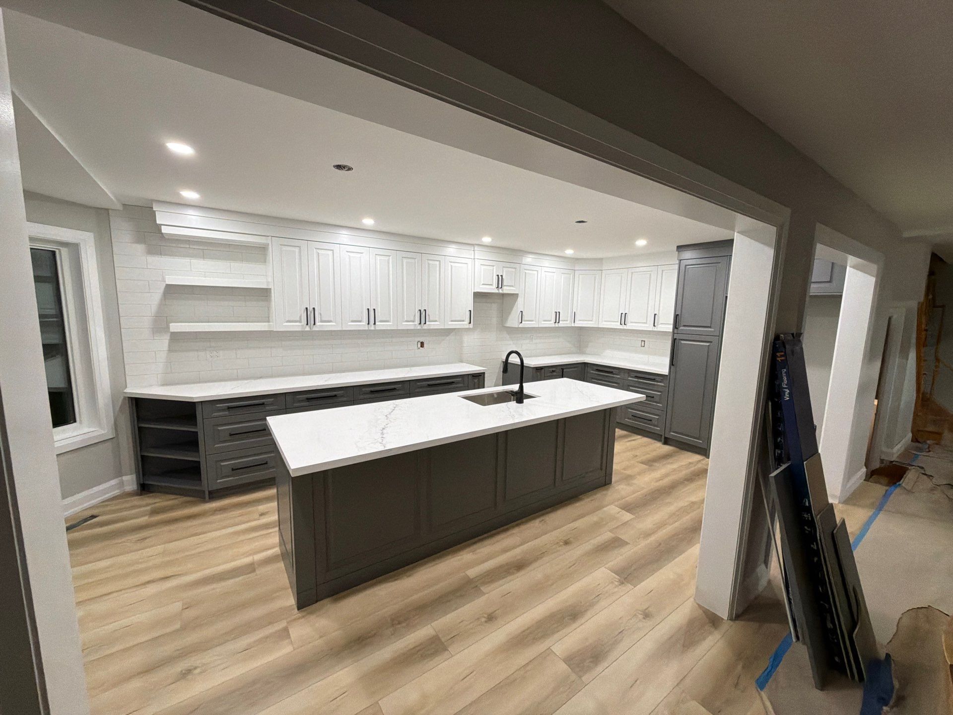 Finished main floor, wide view 14