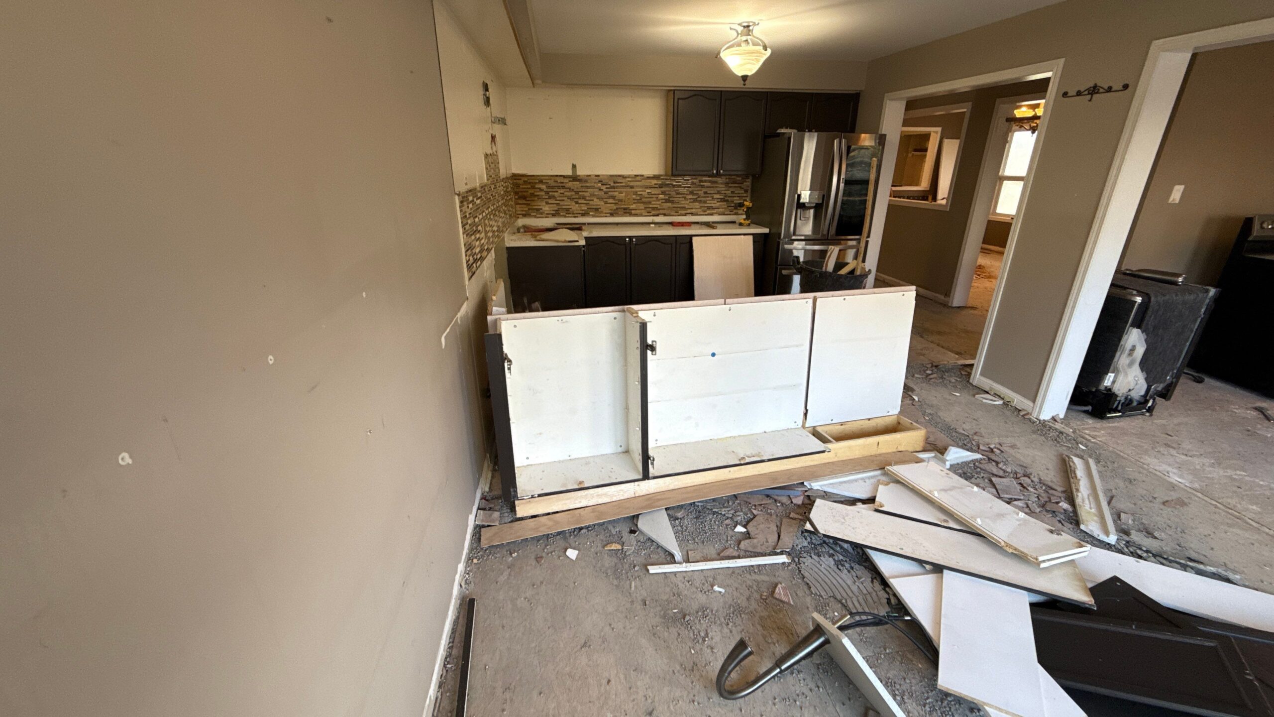 Demolition stage, view 1