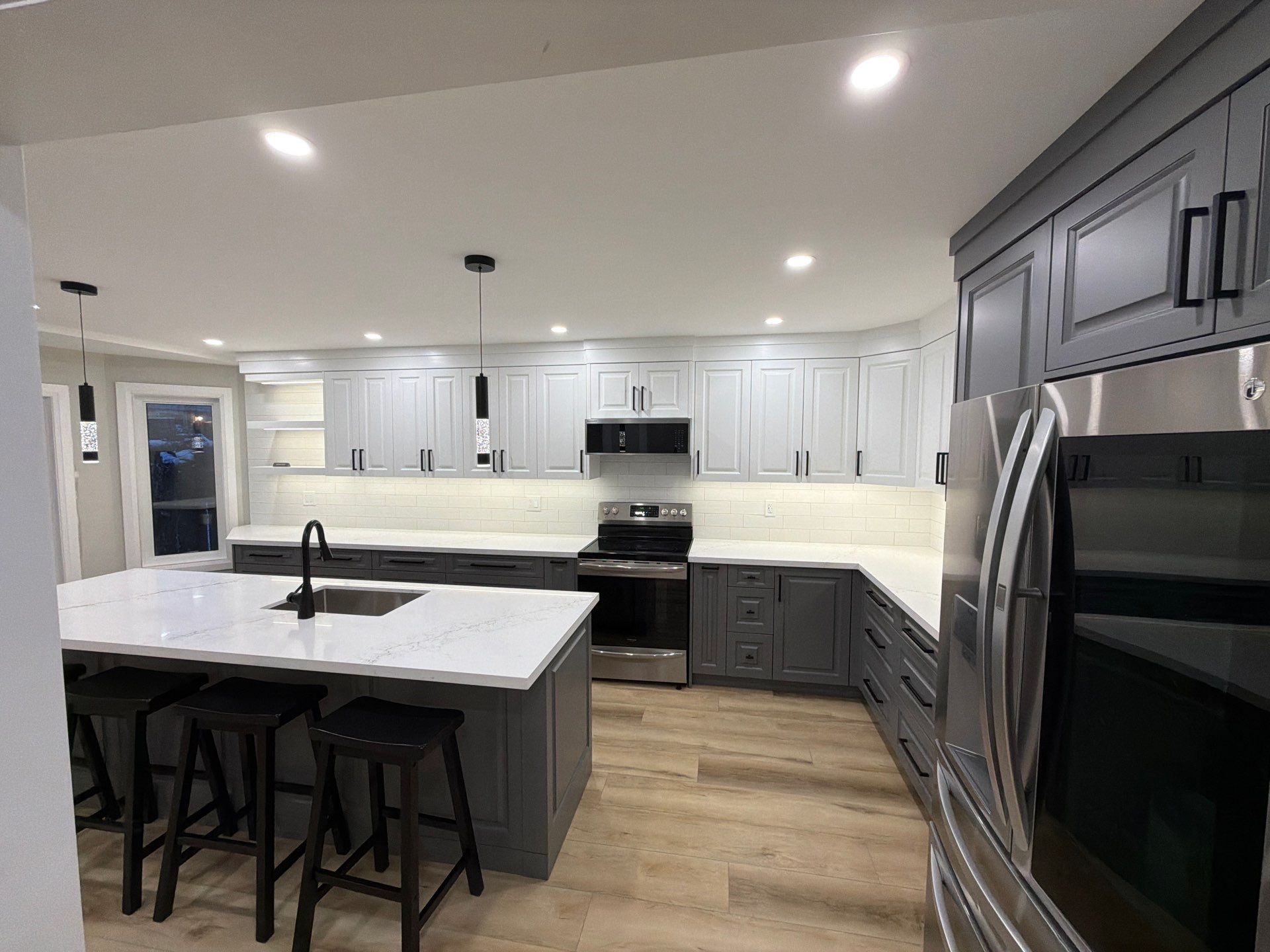 Finished kitchen, view 9