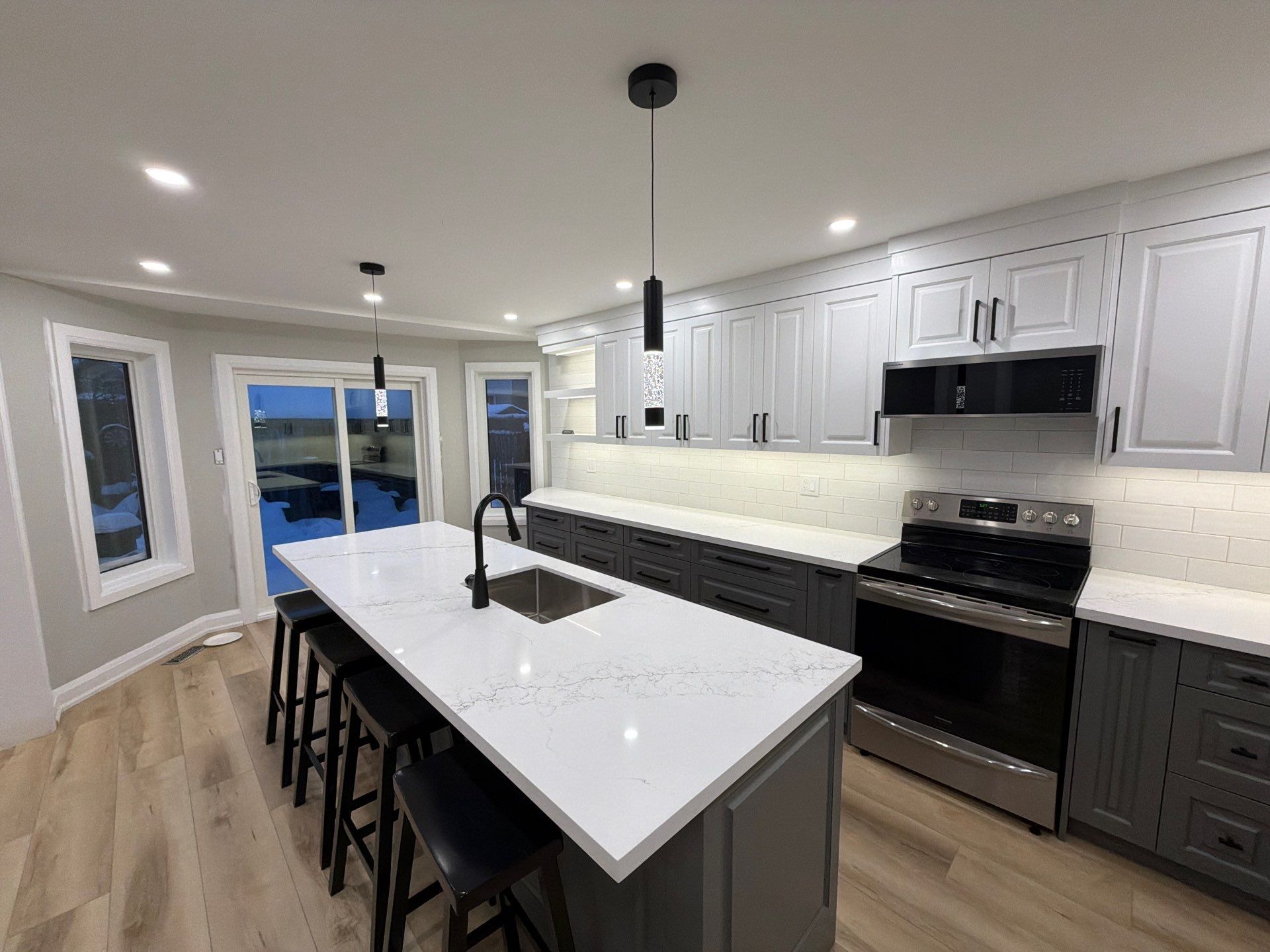 Finished kitchen, view 8
