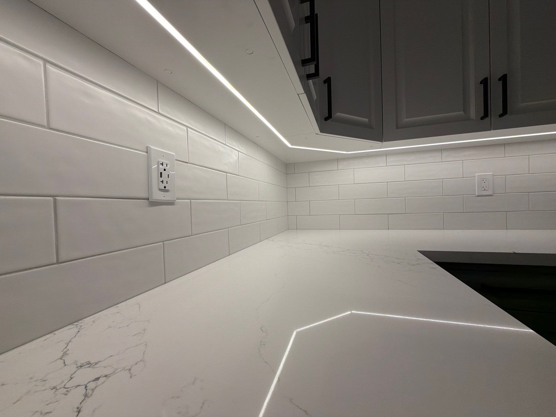 Finished kitchen, view 4