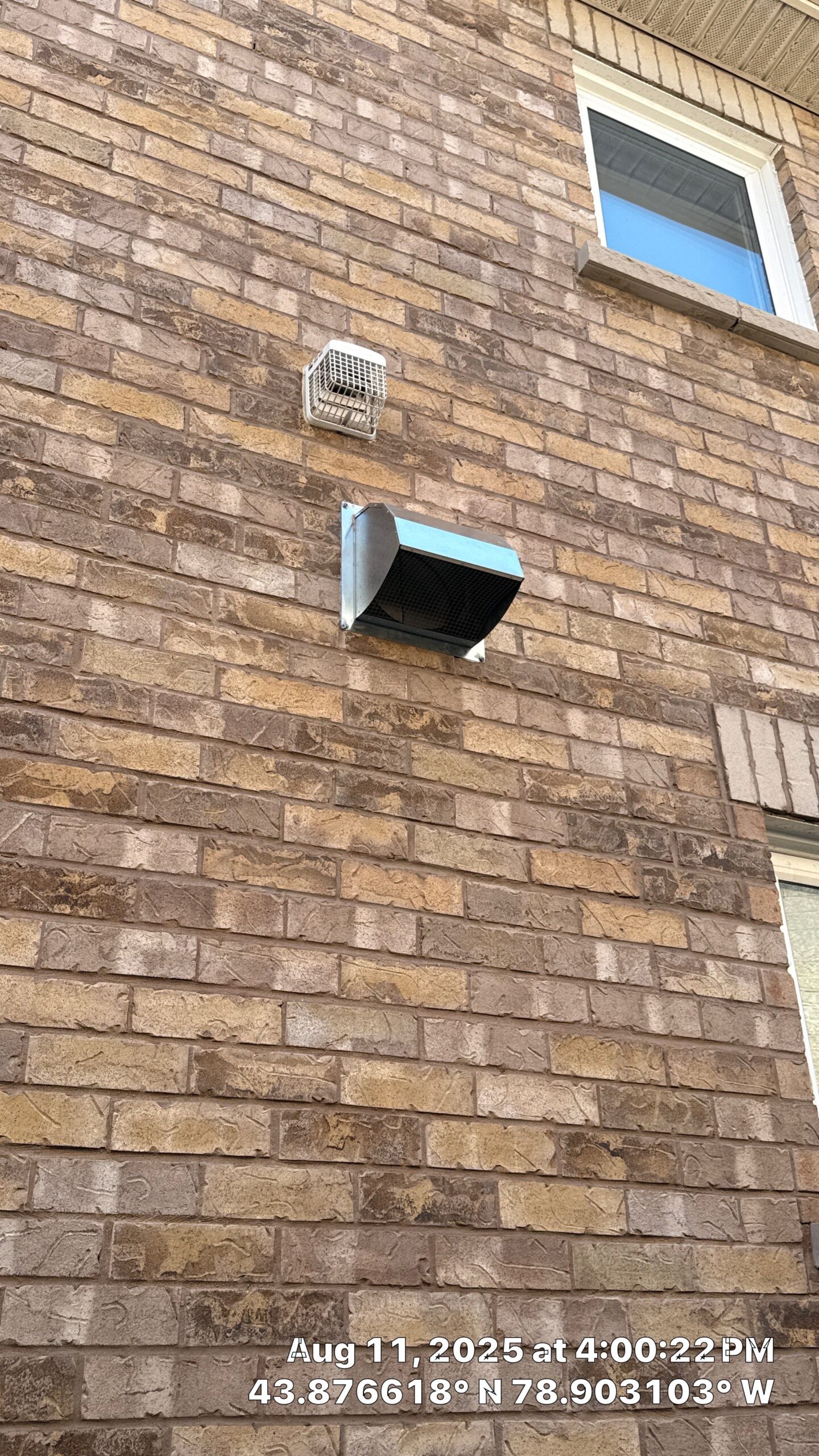 Completed commercial-grade vent installation