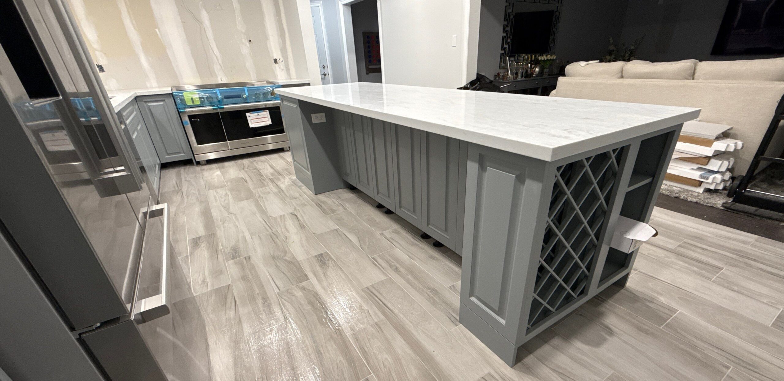 Cabinetry installation, view 26