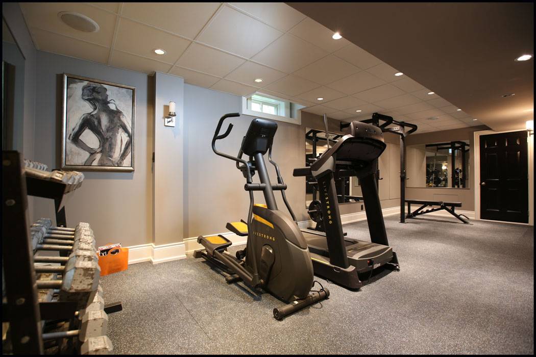 Home gym wellness basement Durham Region