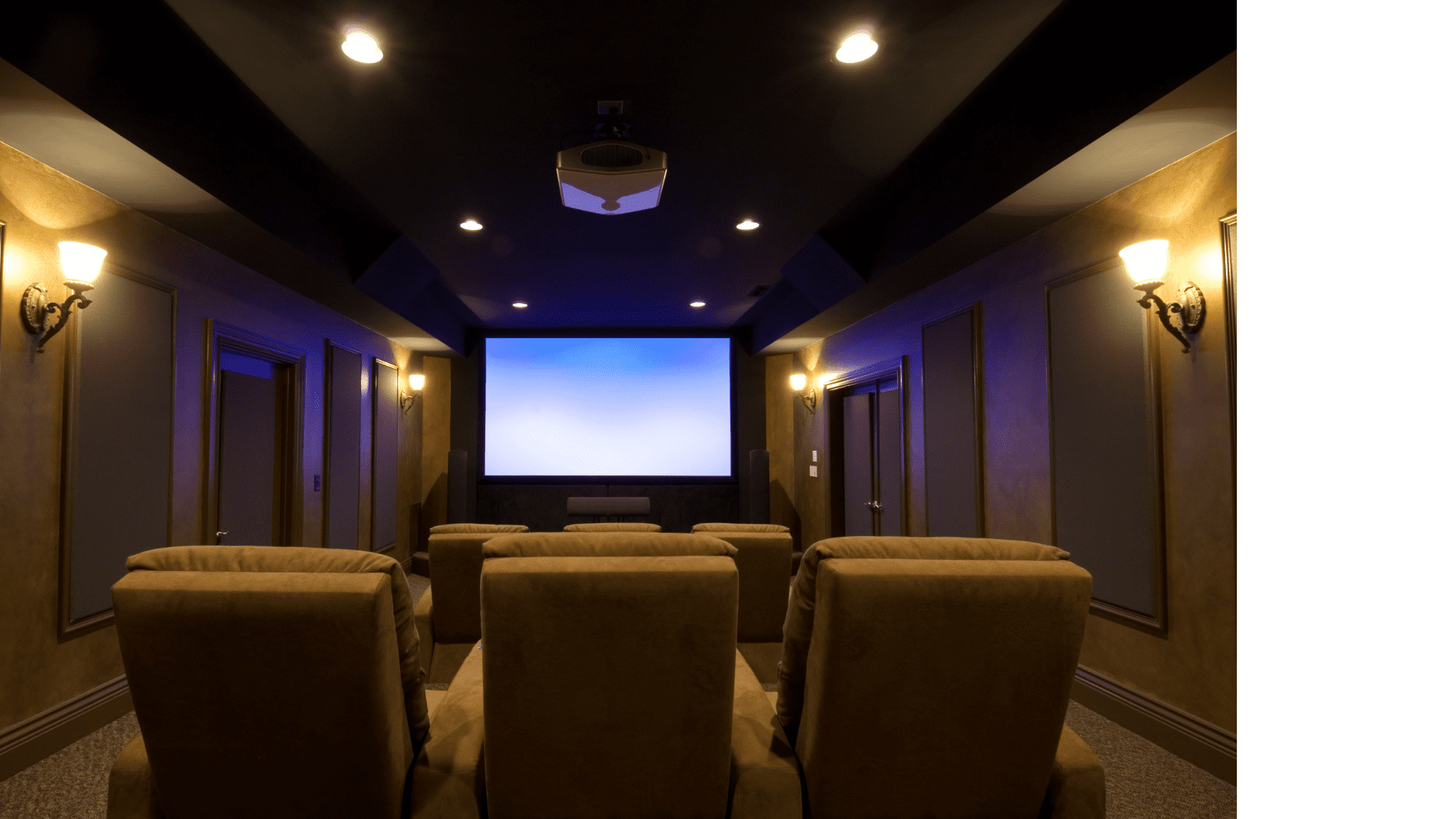 Home theatre basement Durham Region