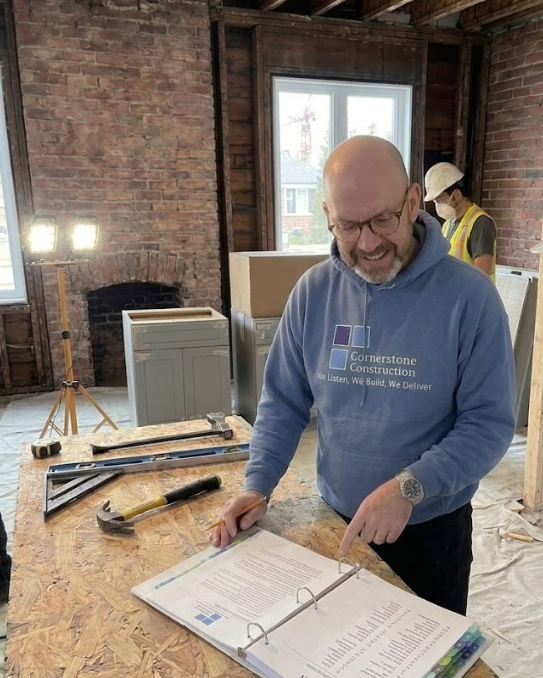 The Cornerstone Construction site binder