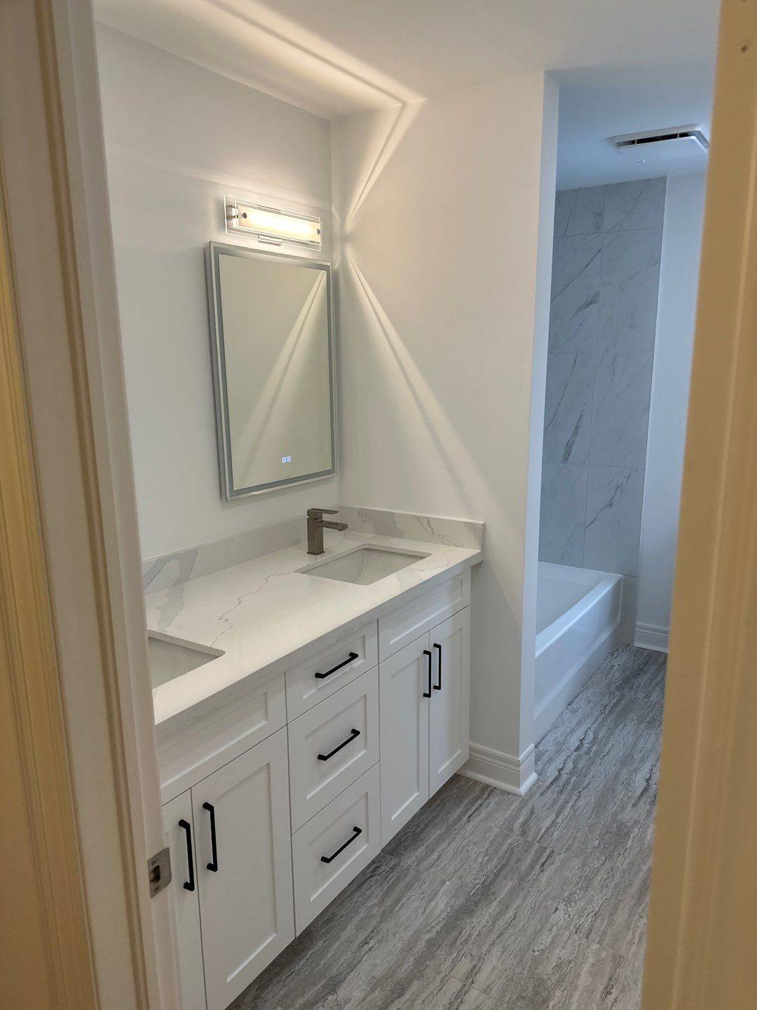 Durham Region bathroom renovation detail