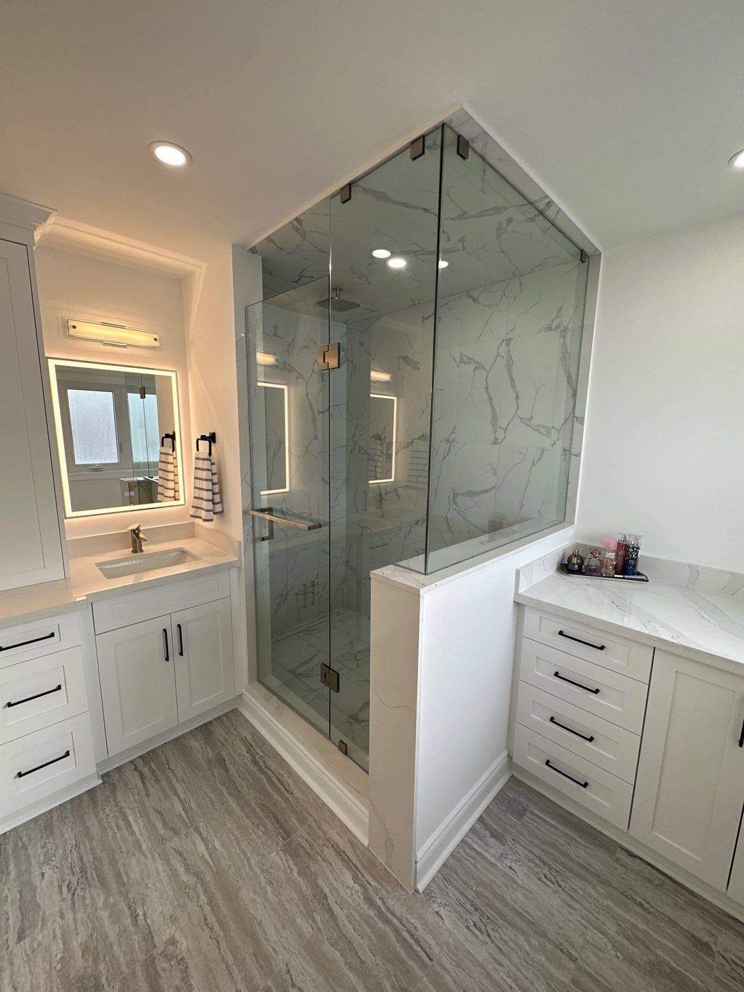 Durham Region bathroom renovation finish