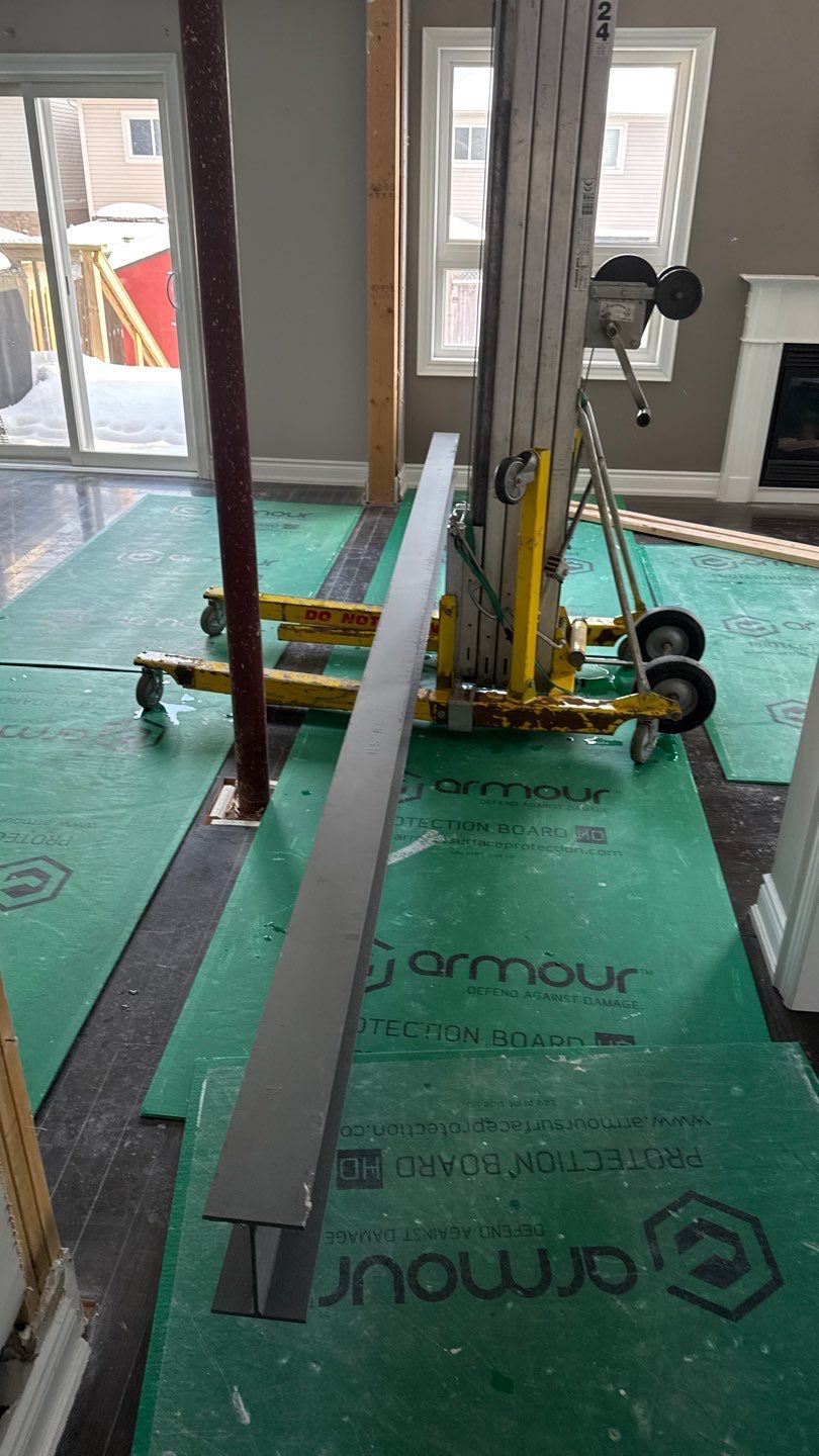 Open concept reveal after wall removal Durham Region