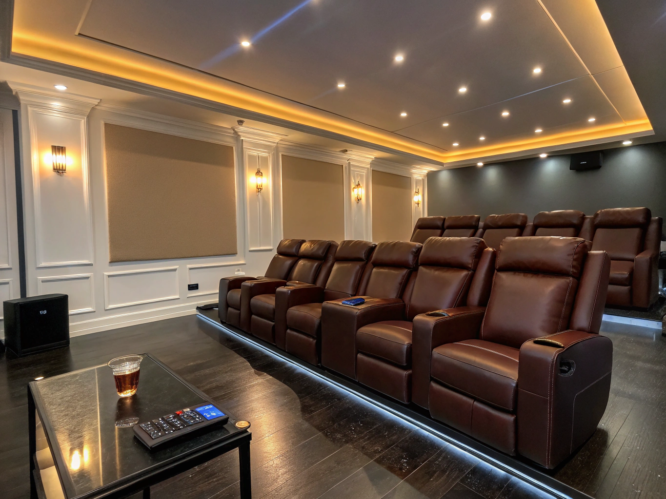 Home theatre basement Durham Region