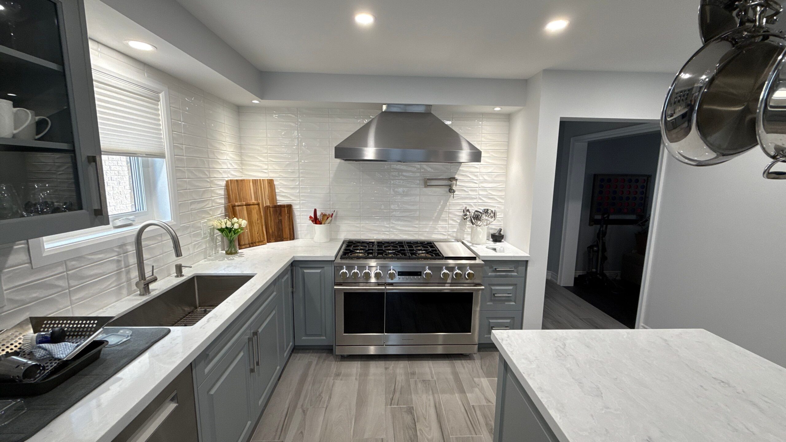 Finished kitchen, view 12