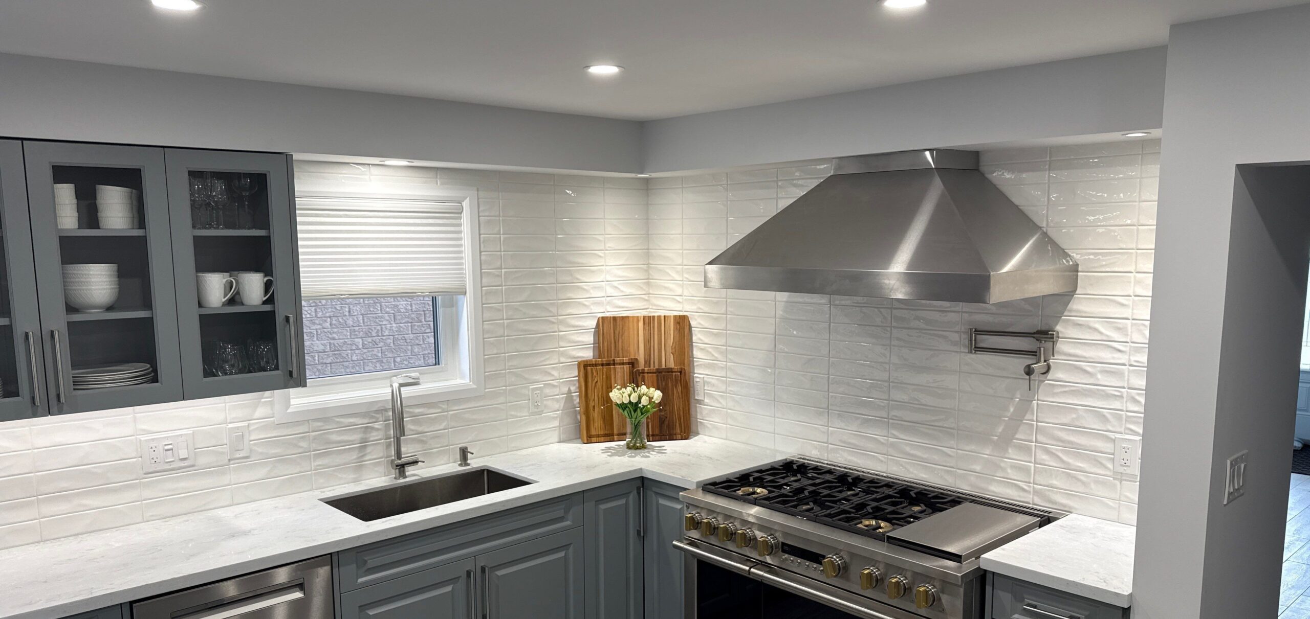Finished kitchen, view 7