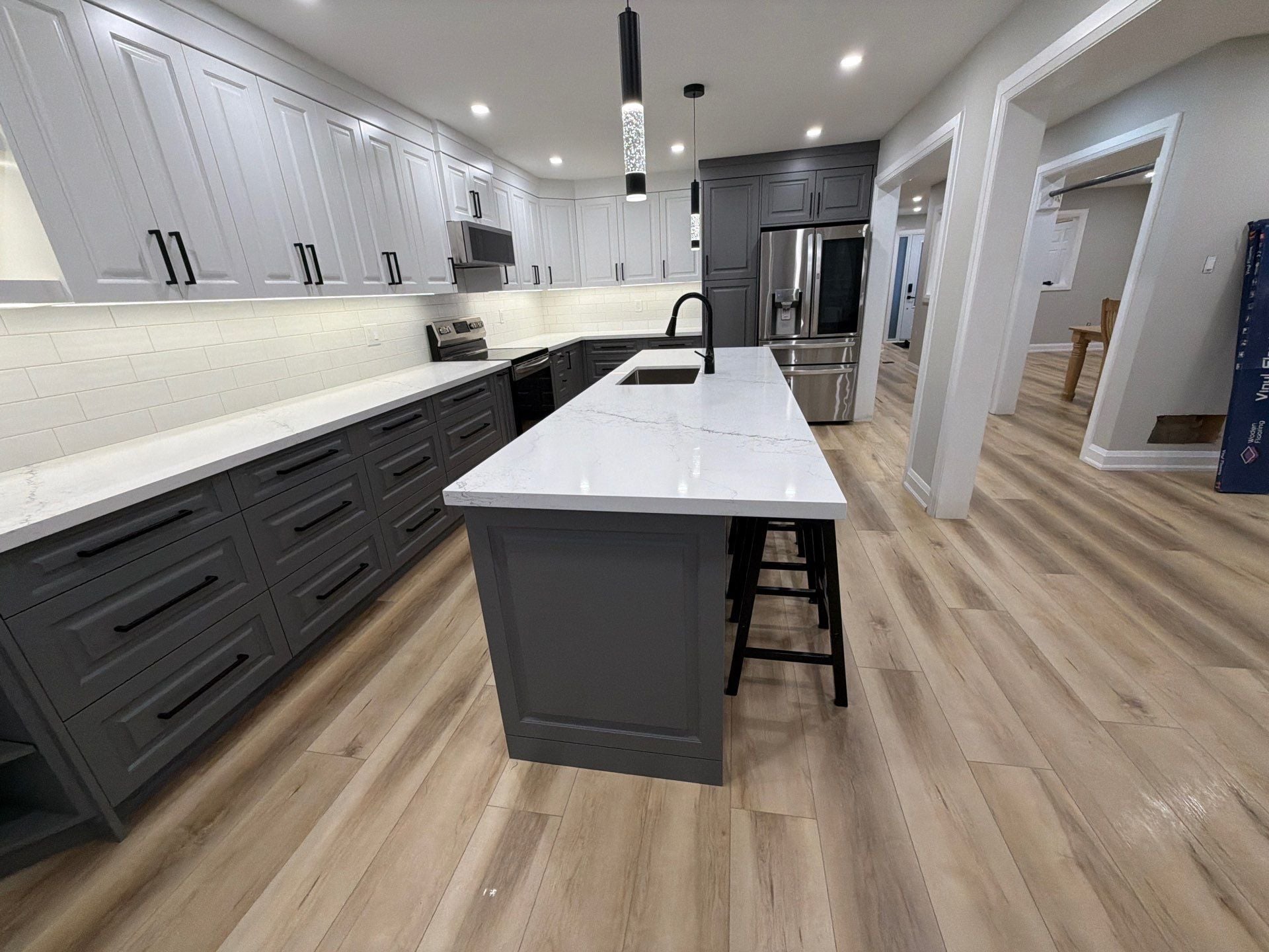 After — finished Bowmanville main floor renovation