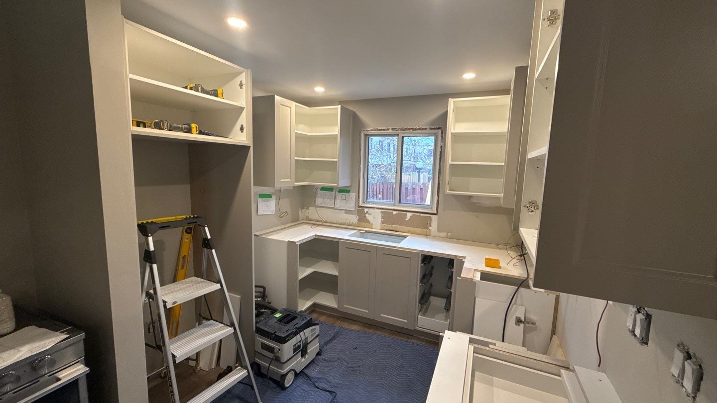 Oshawa condo build, view 1