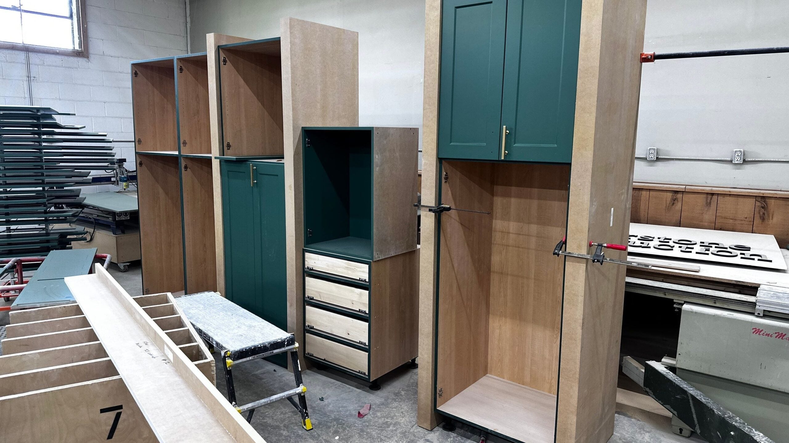 Custom cabinetry fabrication