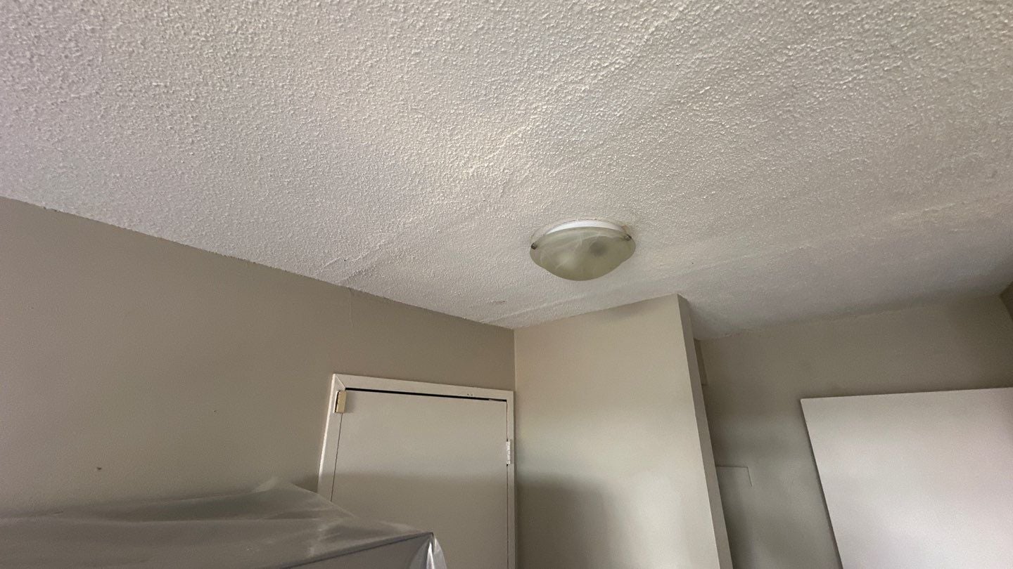Ceiling before repair