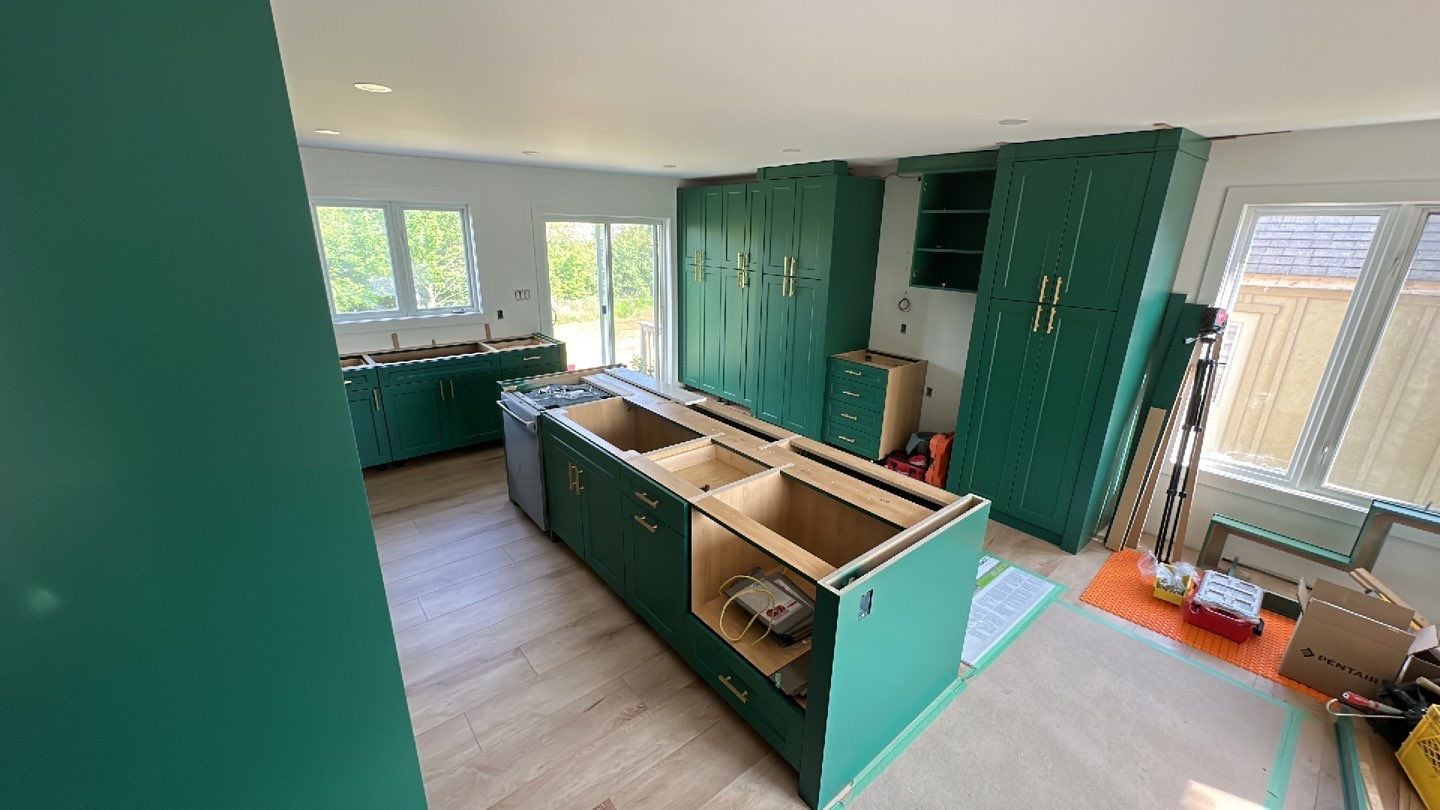 Drawer microwave install
