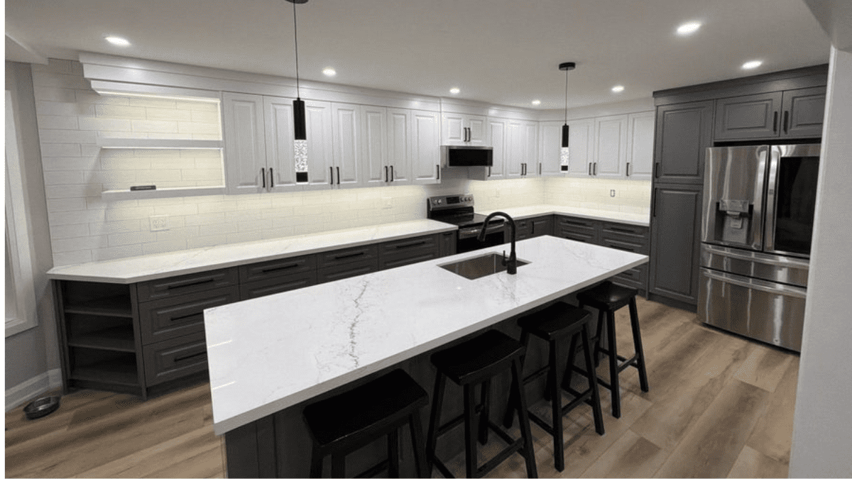 Cornerstone Construction finished kitchen build