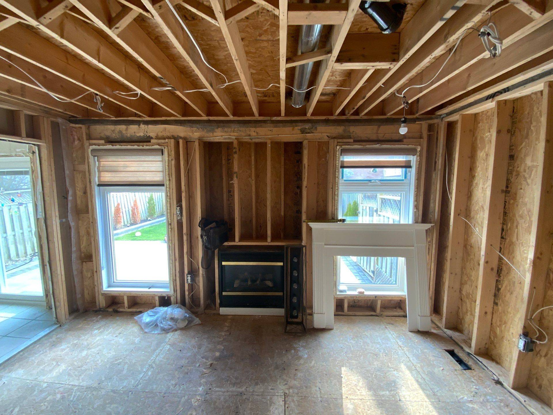 Insurance restoration water damage rebuild Durham Region