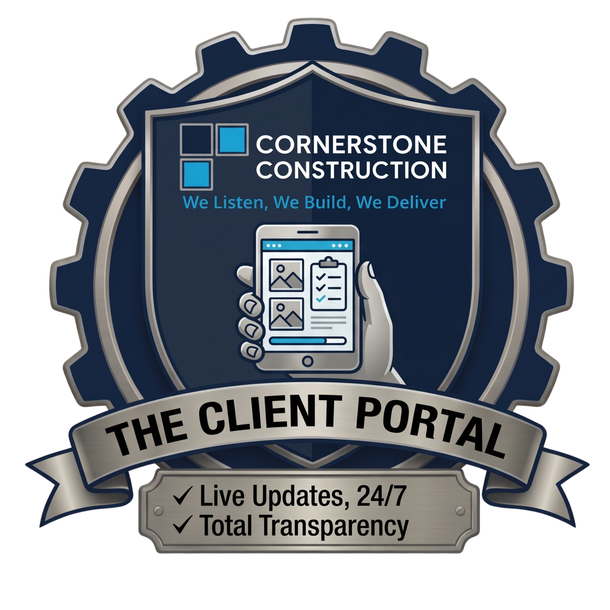 Cornerstone Construction Real-Time Client Portal